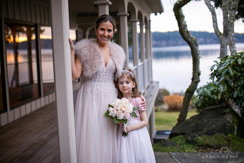 Heather and her Flowergirl